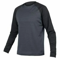 Endura Single Track Fleece Long Sleeve Cycling Jersey