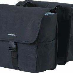 Basil Double Bicycle Bag Go 32 Liters Black - 17654