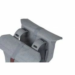 Basil Double Bicycle Bag City 28-32 Liters Grey - 18072 -Cycling Clothing Shop basil fietstas dubbel city 28 32 liter polyester grijs 3 483701 1603736642