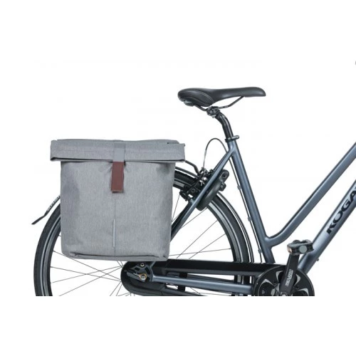 Basil Double Bicycle Bag City 28-32 Liters Grey - 18072 - Image 6
