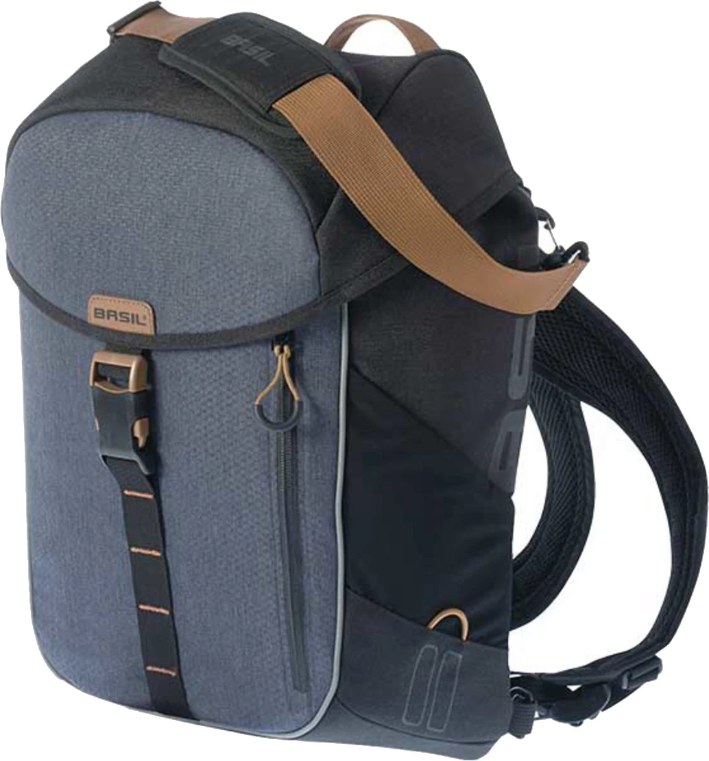 Basil Bicycle Backpack Miles 17 Liter Gray/black - 17665 2 Basil Bicycle Backpack Miles 17 Liter Gray/black - 17665