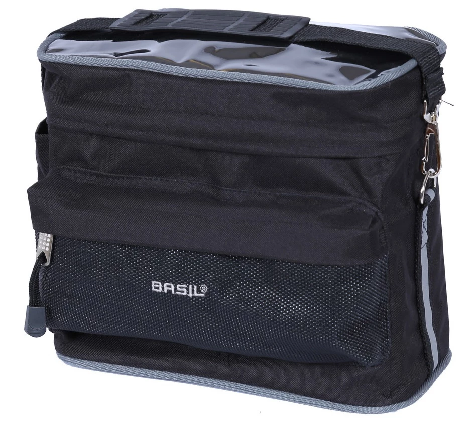 Basil Handlebar Bag Mali 8 Litres Black - 16010 3 Basil Handlebar Bag Mali 8 Litres Black - 16010