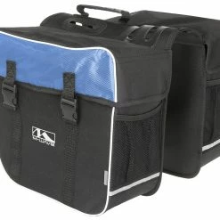 M-Wave Double Bicycle Bag Amsterdam 30L Blue