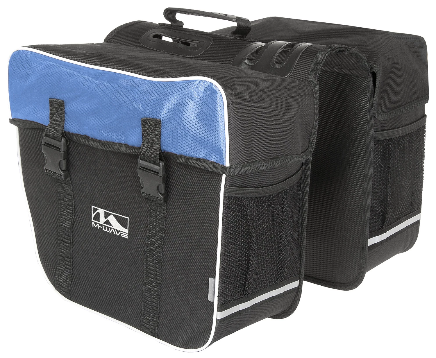M-Wave Double Bicycle Bag Amsterdam 30L Blue 3 M-Wave Double Bicycle Bag Amsterdam 30L Blue