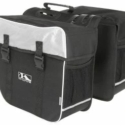 M-Wave Double Bicycle Bag Amsterdam 30L White