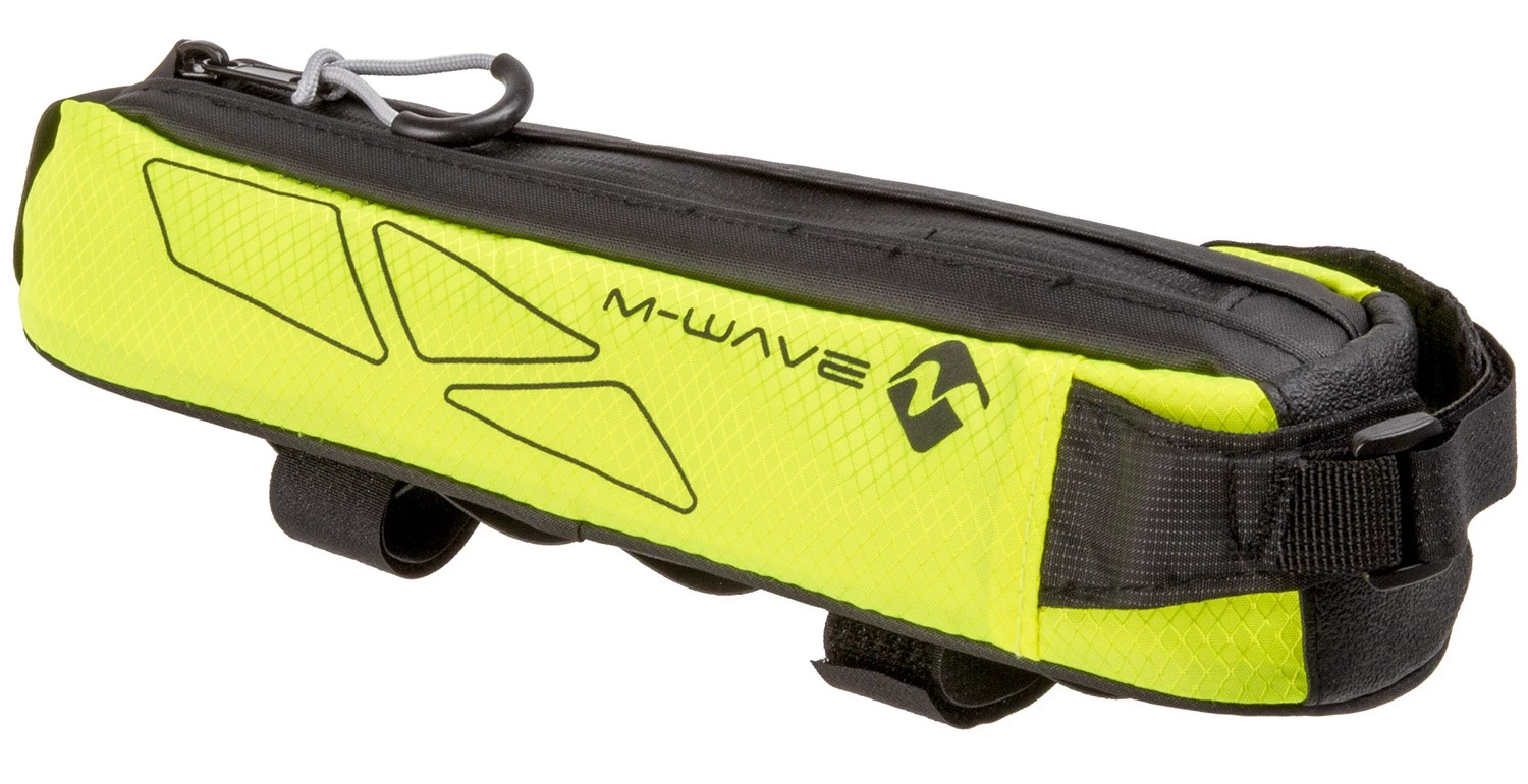 M-Wave Frame Bag Rough Ride Top 0.75 Litres Black/yellow
