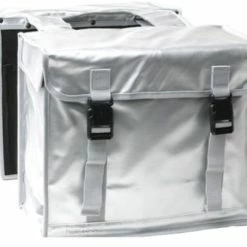 New Looxs Double Bicycle Bag Bisonyl 46 Liters Silver - 030L.506
