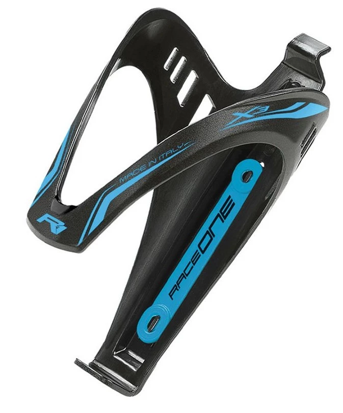Saccon Bottle Cage Matt Race One X3black / Sky Blue 3 Saccon Bottle Cage Matt Race One X3black / Sky Blue