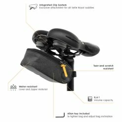 Selle Royal Saddlebag With Clip Small 0,6 Liter Black -Cycling Clothing Shop selle royal zadeltas met clip small polyester 06 liter zwart 2 376273 1585815387