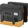 Urban Proof Double Pannier 40 Litres Polyethylene Grey/yellow -Cycling Clothing Shop urban proof dubbele fietstas 40 liter polyetheen grijs 470125 1601626248
